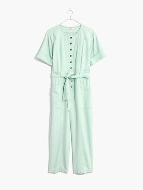 Madewell Size 00 Top-Stitched Coverall Jumpsuit